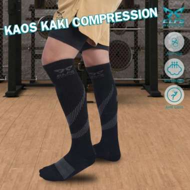 Elfs Active Compression Socks Trail Running Kaos Kaki Trekking Hiking