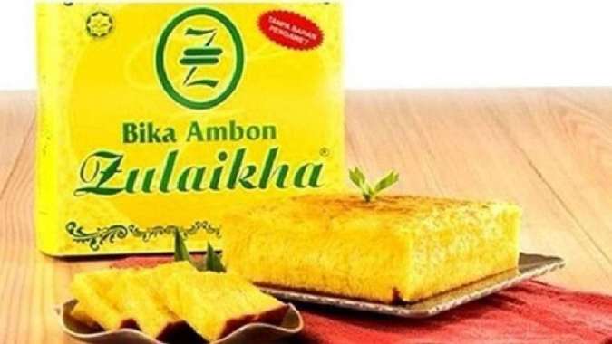 bika ambon zulaikha keju besar medan oleh oleh kuliner sumut besar