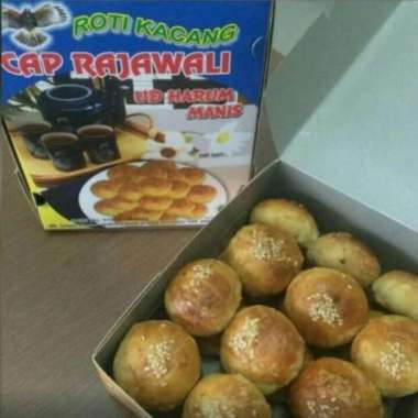 Bakpai / Kue Kacang Cap Rajawali Kacang Hijau / Hitam isi 21 pcs Kacang Hijau