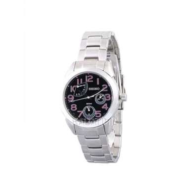 Jam Tangan Seiko Criteria Wanita 100% Original Silver Stainless Steel SPA837 P1