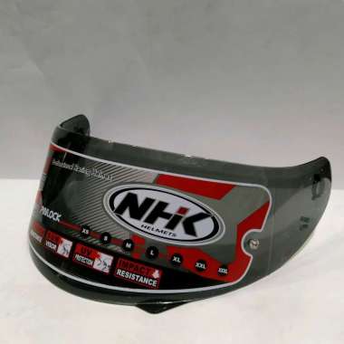 KACA VISOR FLAT ORIGINAL NHK TERMINATOR 2 SMOKE UNTUK SEMUA UKURAN