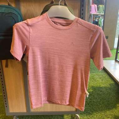EIGER KAOS ANAK SERIES JR MOORLAND ACTIVE SS TEES - Green, 120 160 Pink