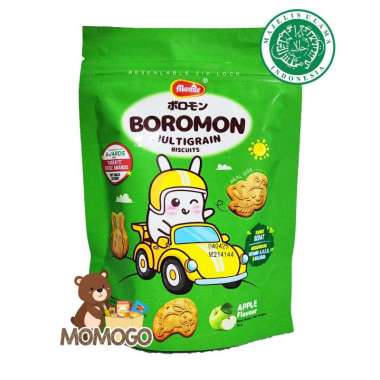 MONDE BOROMON MULTIGRAIN BISCUITS APPLE FLAVOUR/BABY SNACK 50GR