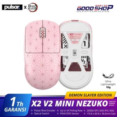 Pulsar X2V2 / X2 V2 Mini Wireless Gaming Mouse Nezuko Edition Demon Slayer
