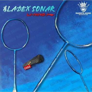 RAKET BADMINTON LINING BLADEX SONAR ORIGINAL blue