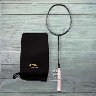 RAKET BADMINTON LINING BLAZE 100 ORIGINAL 78 gram 85 gram 4U 5U BIG SALE 84g(4u)raket + cover Black