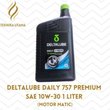 OLI MESIN MOTOR MATIC DELTALUBE DAILY 757 PREMIUM SAE 10W-30 1 LITER