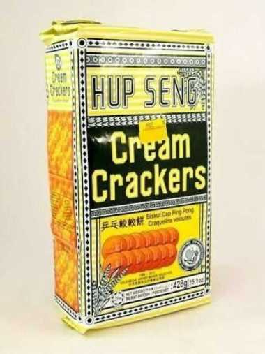 Biskuit Hup Seng asin Malaysia Cream Crackers 425 gram Hap Seng