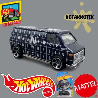 Hot Wheels Mobil Van 70s Van Hitam Lot F 2023 HW Art Cars