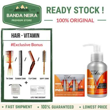 MAKARIZO Advisor Hair Recovery Vitamax Vita Max / Vitamin Rambut Rusak - 50 ML, TRI COMB