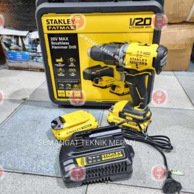 Bor Impact Baterai Stanley SBD715D2K-B1 20V 2.0Ah, Bor Beton 13mm Brushless