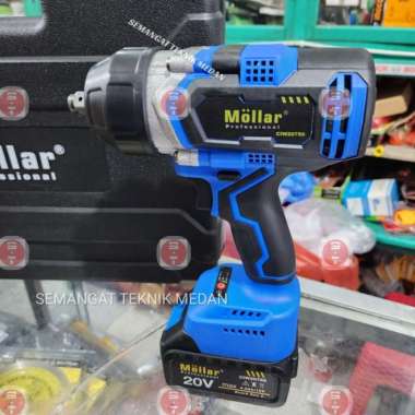 CIW20750 CORDLESS BATERAI BUKA RODA BAUT IMPACT WRENCH 750NM MOLLAR