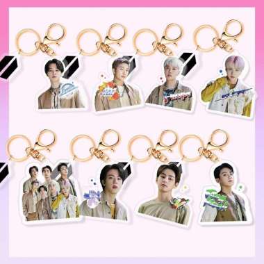 BTS Keyring Cartoon Gantungan Kunci Tiny Tan BTS High Quality 522-58