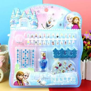 NAIL ART STICKER KUKU ANAK Kuku Palsu Anak PRinces Nail art PRINCES