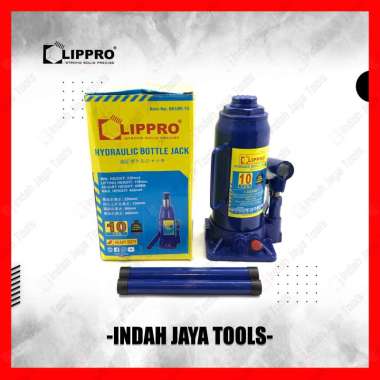 LIPPRO 8610R-10 Dongkrak Botol 10 Ton - Hydraulic Bottle Jack Mobil Truk