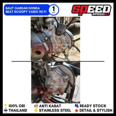Baut Oli Gardan Beat Scoopy Fi Vario Karbu Baut Probolt Thailand Stainless Steel King Nut BLUE
