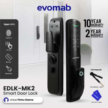 evomab Kunci Pintu Digital Smart Home Pintu Utama EDLK-MK2