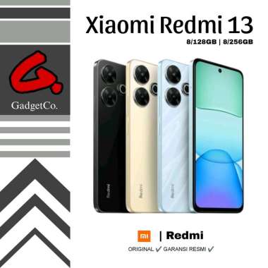 Xiaomi Redmi 13 8/128GB | 8/1256GB Garansi Resmi 128GB Midnight Black