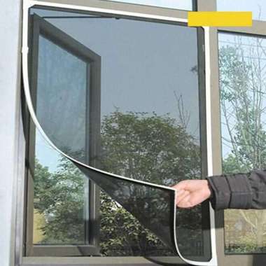 Houseeker Gorden Jaring Anti Nyamuk Window Mosquito Net Mesh 130x150cm AM198Z Pintu Alumunium Rumah 