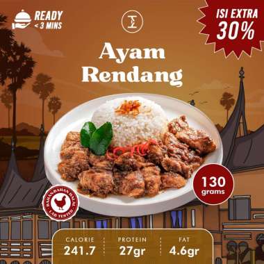 Daily Intake Meal Prep Ayam Rendang