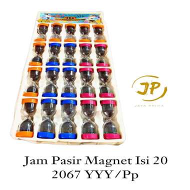 MAINAN ANAK JAM PASIR MAGNET ISI 20