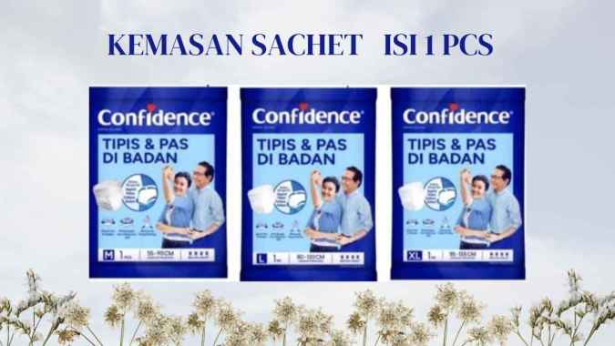 Popok Celana Dewasa Confidence Popok Celana Tipis & Pas Di Badan M/L/XL Adult Diapers pampers Tipis 