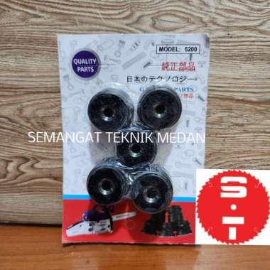 5PCS DUMPER DAMPER KARET BODY BODI CHAIN SAW CHAINSAW SET 5200 5800