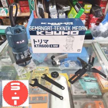 KTR600 MESIN HAND LAMINATE TRIMMER MINI PROFIL ROUTER TANGAN 6mm KYUHO