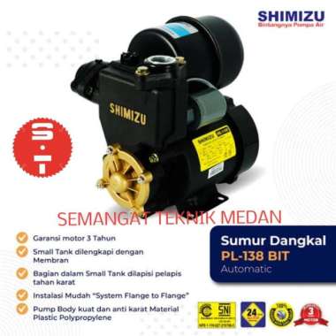 PL138BIT SHIMIZU POMPA AIR WATER PUMP AUTO PL 138 BIT 138BIT SHIMIZU