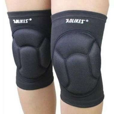 Aolikes Knee Pad Kneepad Support Wrap Sleeve Deker Pelindung Lutut Kaki Isi 1 Pasang Kiper Futsal KN