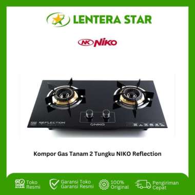 Kompor Gas Tanam 2 Tungku NIKO Reflection