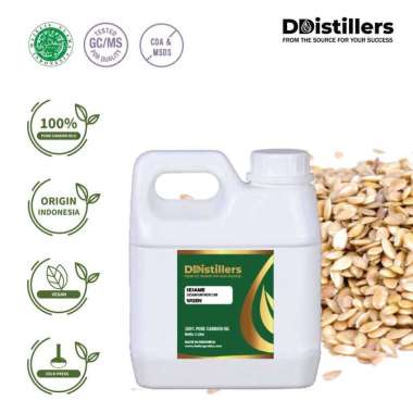 Sesame / Wijen Carrier Oil Pure 100%, Vol 500ML-1L 1 L