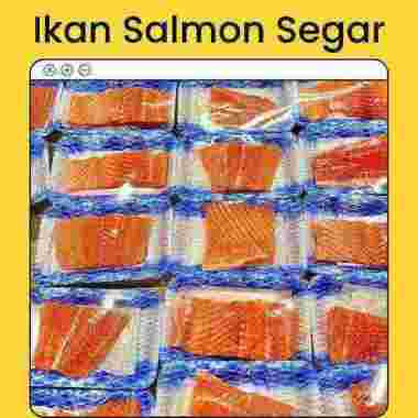 Salmon Fillet Fresh Fish 1 Kg / Salmon Fillet / Ikan Salmon