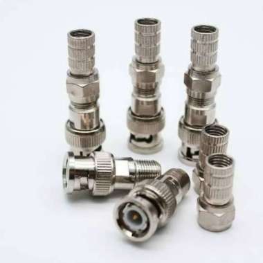 Konektor BNC Drat CCTV BNC Drat Connector Kabel CCTV RG59 Drat High Quality Ready Stock