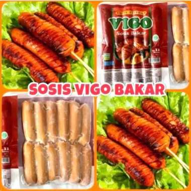 Vigo Sosis Bakar Isi 12pc | Sosis Bakar Enak Murah Sosis Vigo 500gr MINI ISI 12PC