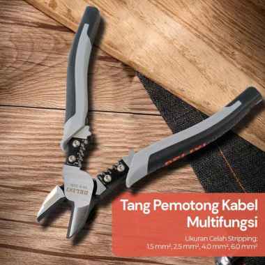 Delixi Tang Pemotong Kabel Multifunctional Diagonal Pliers 7 Inch
