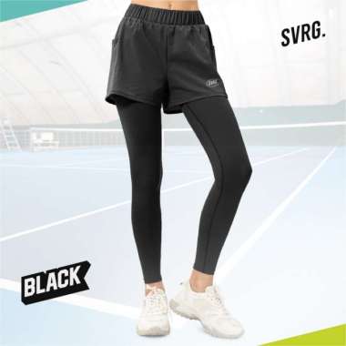 Asya Women Pants Skirt - Legging Celana Olahraga Wanita XXL Hitam
