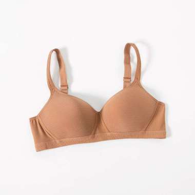 Bra Felancy Full Cover Wireless 073-2058C (Cup C) Dark Brown 38C