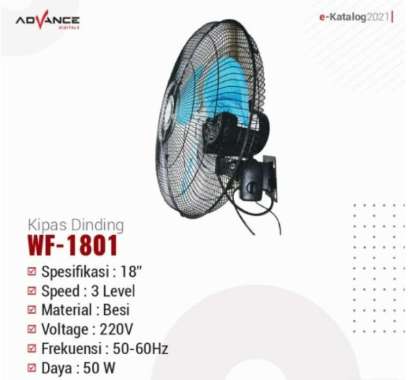 ADVANCE KIPAS ANGIN DINDING TORNADO 18 INCH WF-1801