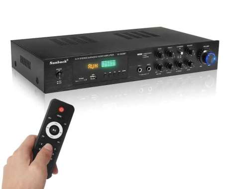 Audio Amplifier Bluetooth 5.0 Subwoofer FM 5 Ch Remote