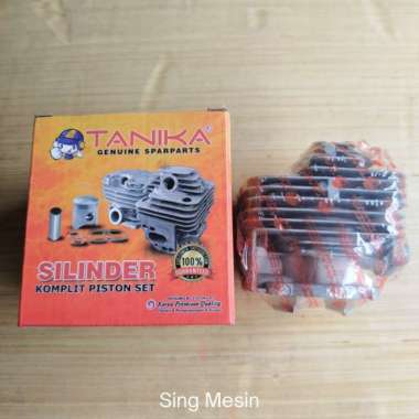 Original Cylinder Blok Assy Mesin Potong Rumput Tanika Tipe TNK 438 ER
