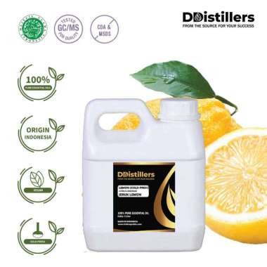 Lemon (Cold Presse) / Lemon Essential Oil Pure 100%, 500ML-1L HDPE/SS 1 L HDPE