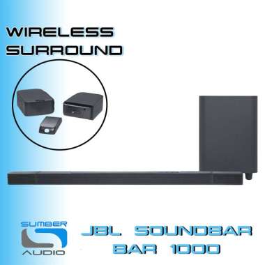 JBL BAR 1000 SOUNDBAR ATMOS SOUND 7.1.4 BAR1000 HDMI ARC ORIGINAL