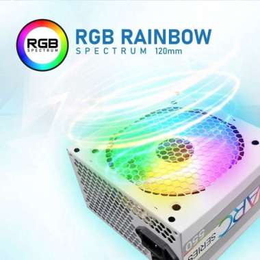 Power Supply 550W Vurrion Arc Series 550W RGB 80+ White Edition