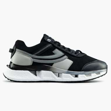 SEPATU SNEAKERS JOHNSON - WIND BLACK 42