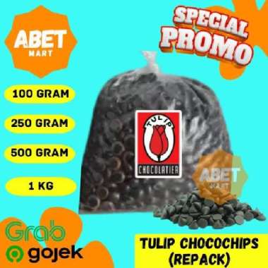 Tulip Choco Chips 100 250 500 Gr 1 Kg - Coklat Chocochips 500gr 250gr 1 kg