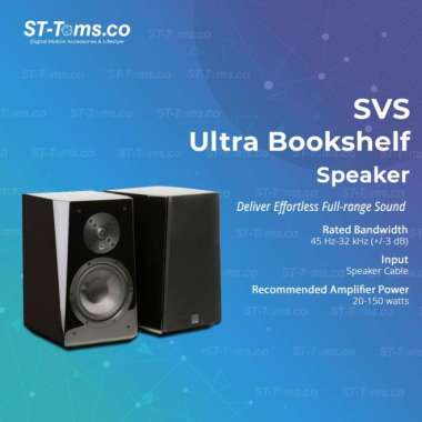 SVS Ultra Bookshelf Speaker 6.5 inch Woofer