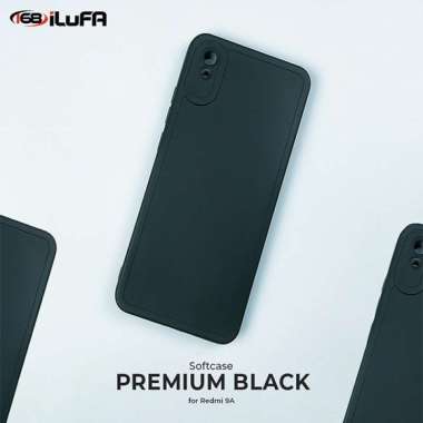 Black Case Premium Soft Case Hitam Polos Big Eye Angel Eyes Big Eye Lens Pelindung Kamera Case Polos