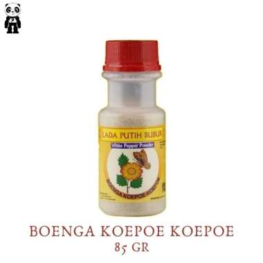 Lada Putih Boenga Koepoe 85g Merica Bubuk Bunga Kupu