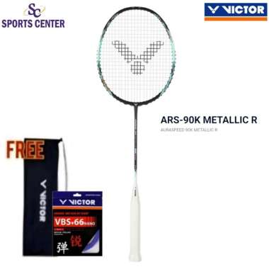 New Raket Badminton Victor Auraspeed 90K / ARS-90K Metallic R 4U G5 (83 mm)